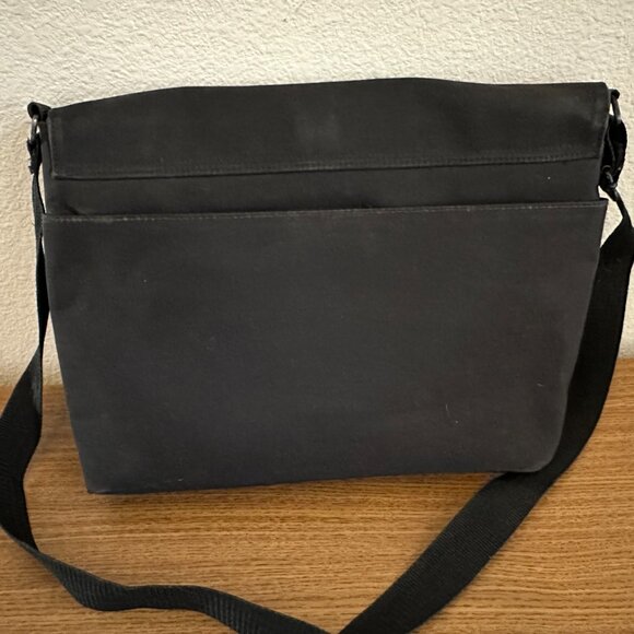 BCBG Black Messenger Bag - Picture 3 of 5